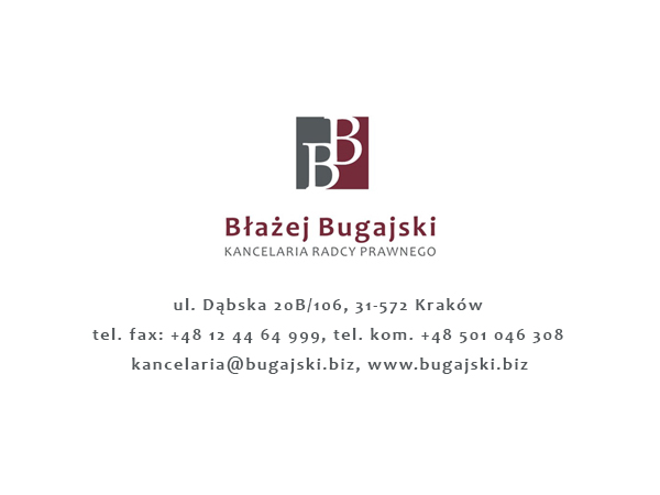 Kancelaria Radcy Prawnego B�a�ej Bugajski